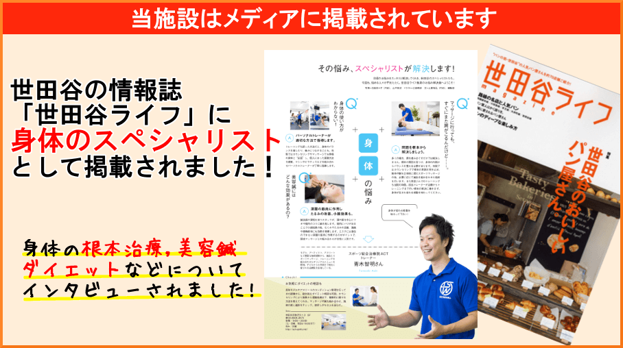 整体・腰痛治療がメディア掲載されました